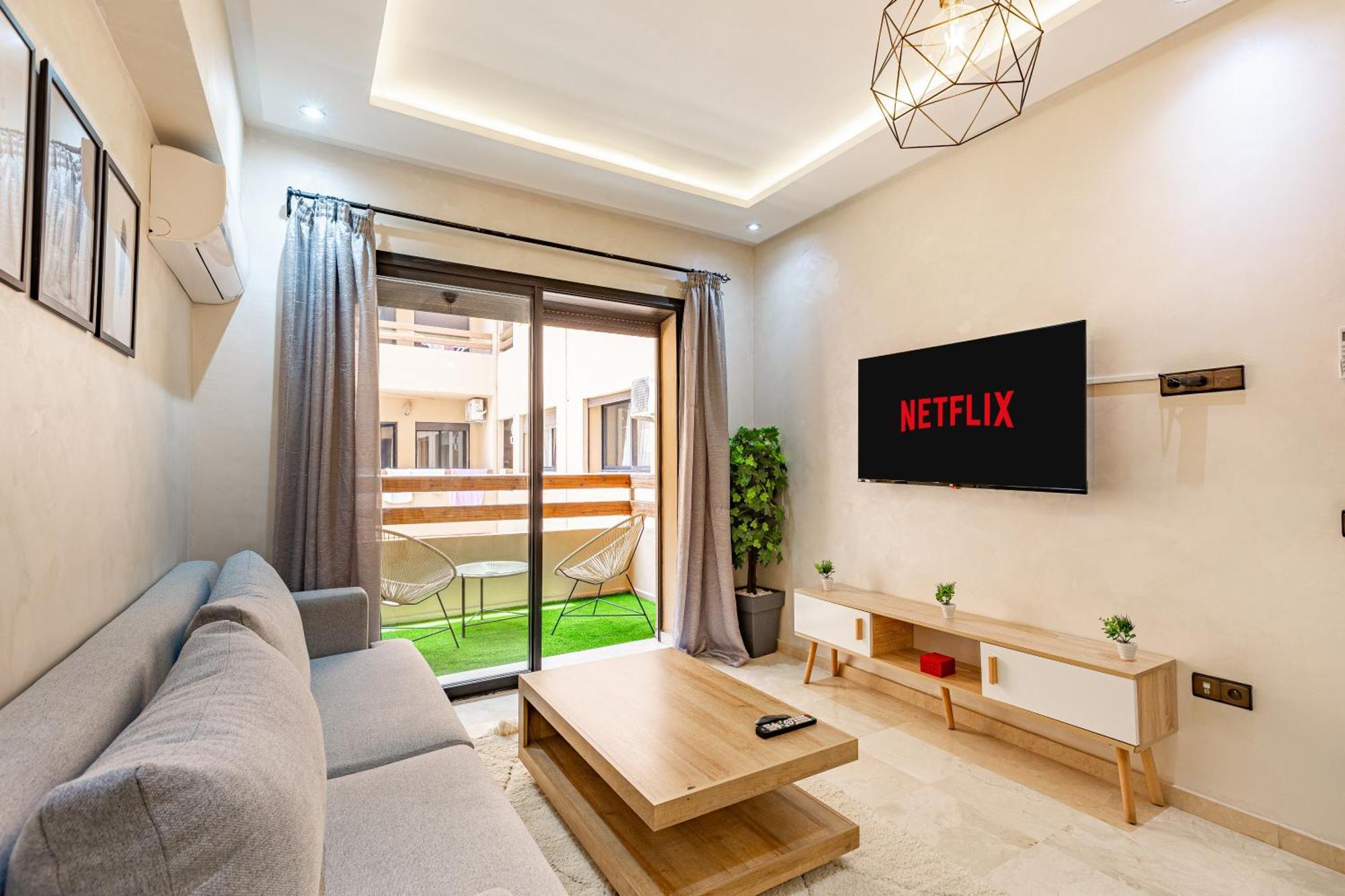 Jolie & Luxueux Appart A Gueliz - 100% Equipe Marakeş Dış mekan fotoğraf